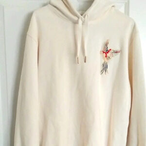 Aritzia Little Moon  Oversized embroidery hoodie size S